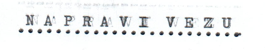 Vi ste ovdje!napravi vezu